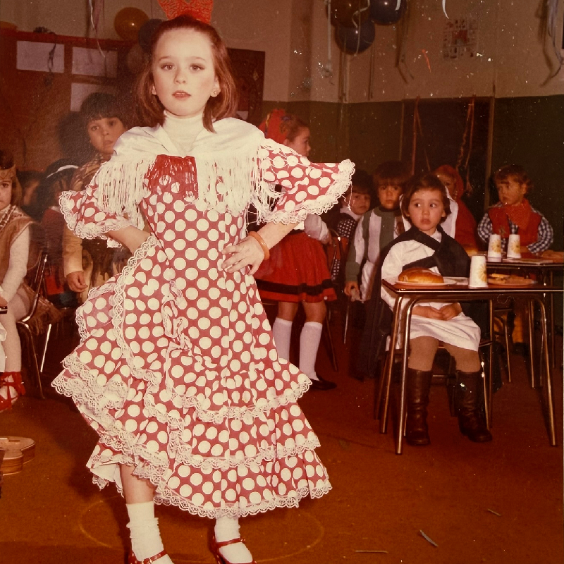 Paz Endrino niña